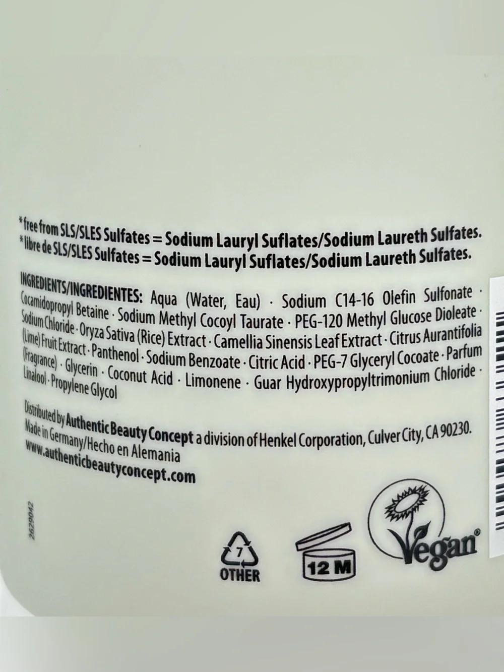 Authentic Beauty Concept Amplify Cleanser Conditioner Set 33.8 Vegan Fine Hair